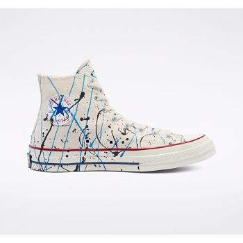 Converse Chuck 70 Archive Paint Splatter Hi Bezove - Panske Vysoké Tenisky